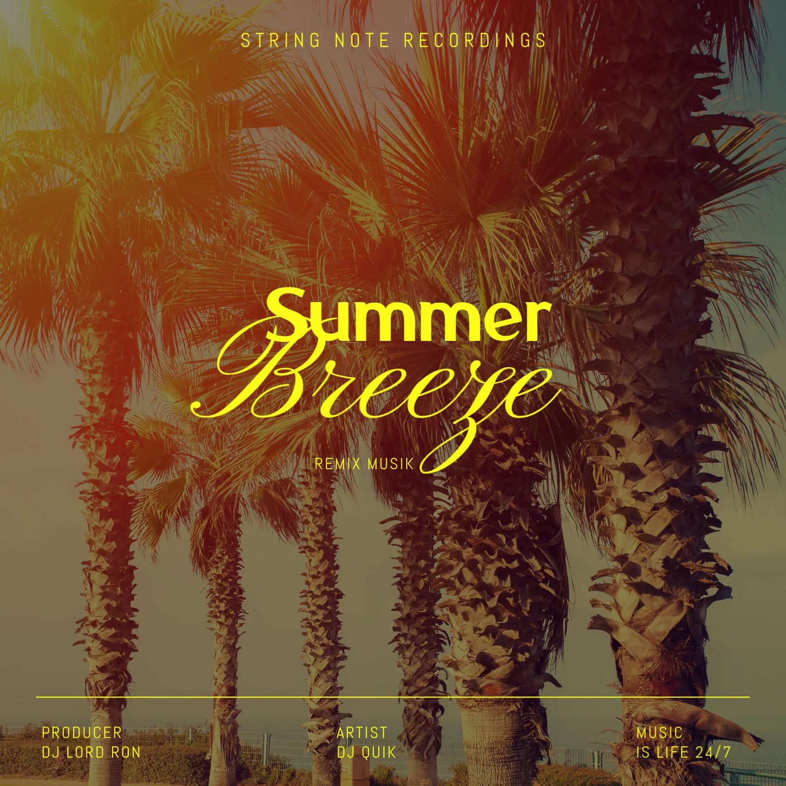 DJ QUIK:DJ LORD RON:SUMMER BREEZE:2025:COVER