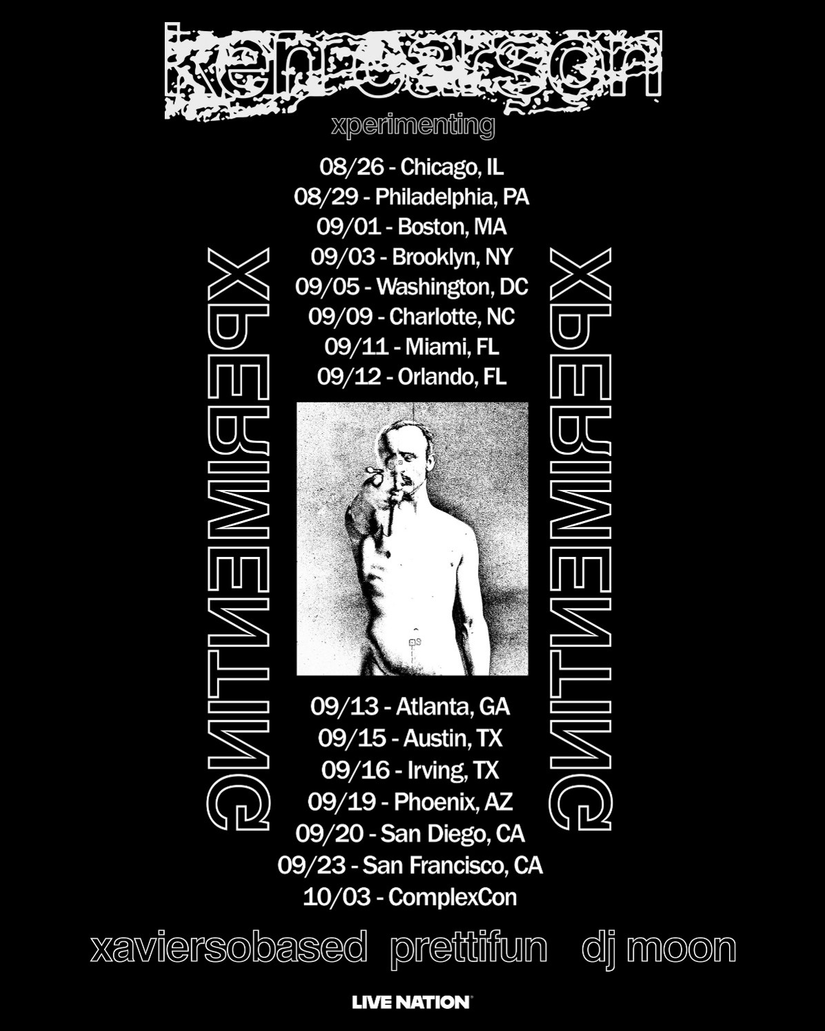 KEN CARSON ANNOUNCES HEADLINE U.S. “XPERIMENTING TOUR”