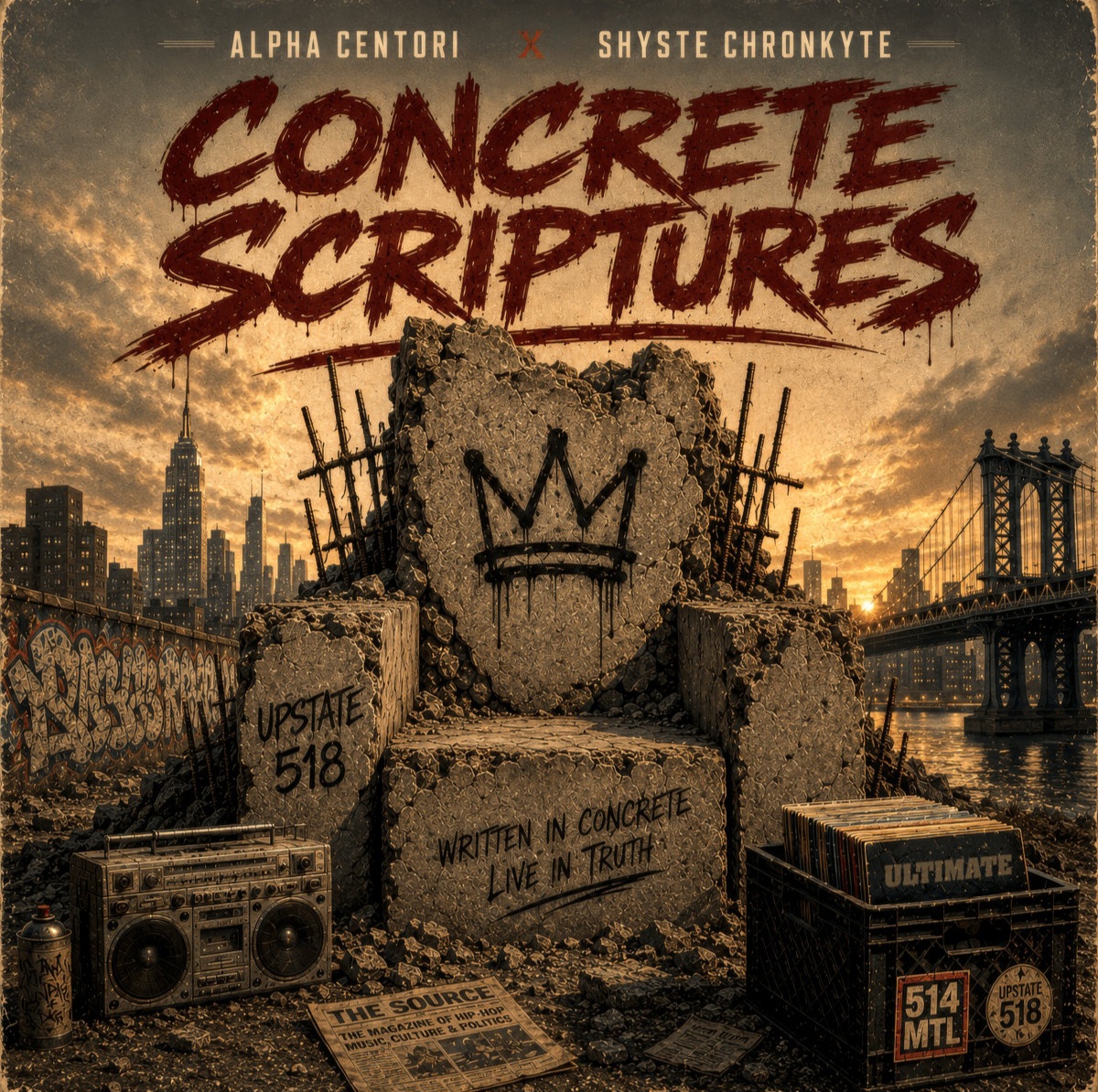 Alpha Centori & Shyste Chronkyte “Concrete Scriptures EP”